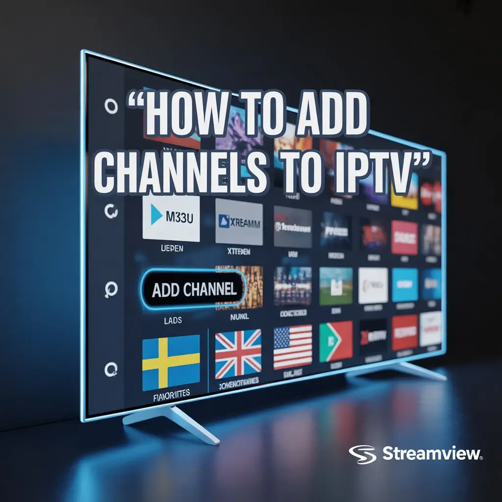 how to add channels to iptv