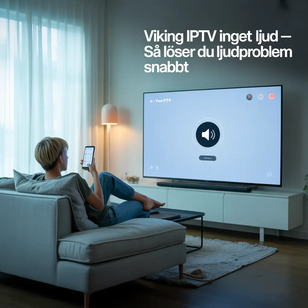 "viking iptv inget ljud​" "viking iptv"