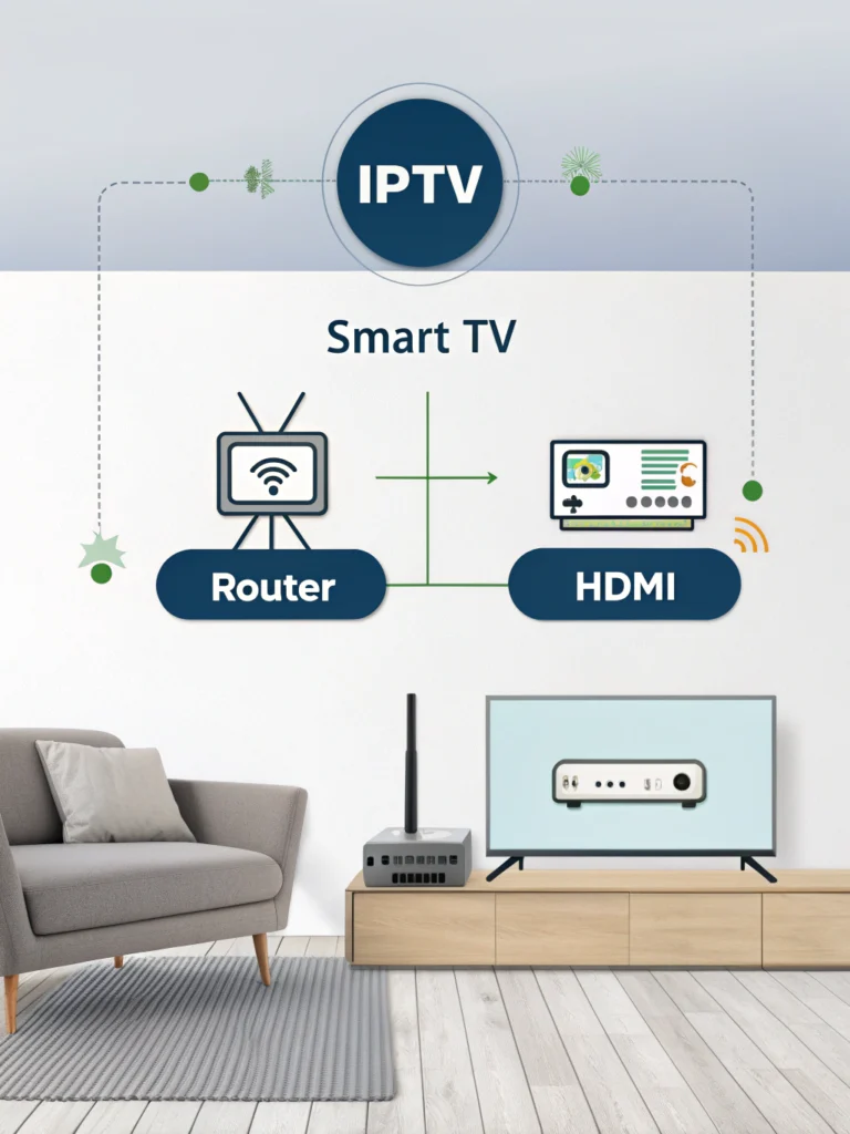 how to set up iptv on smart tv