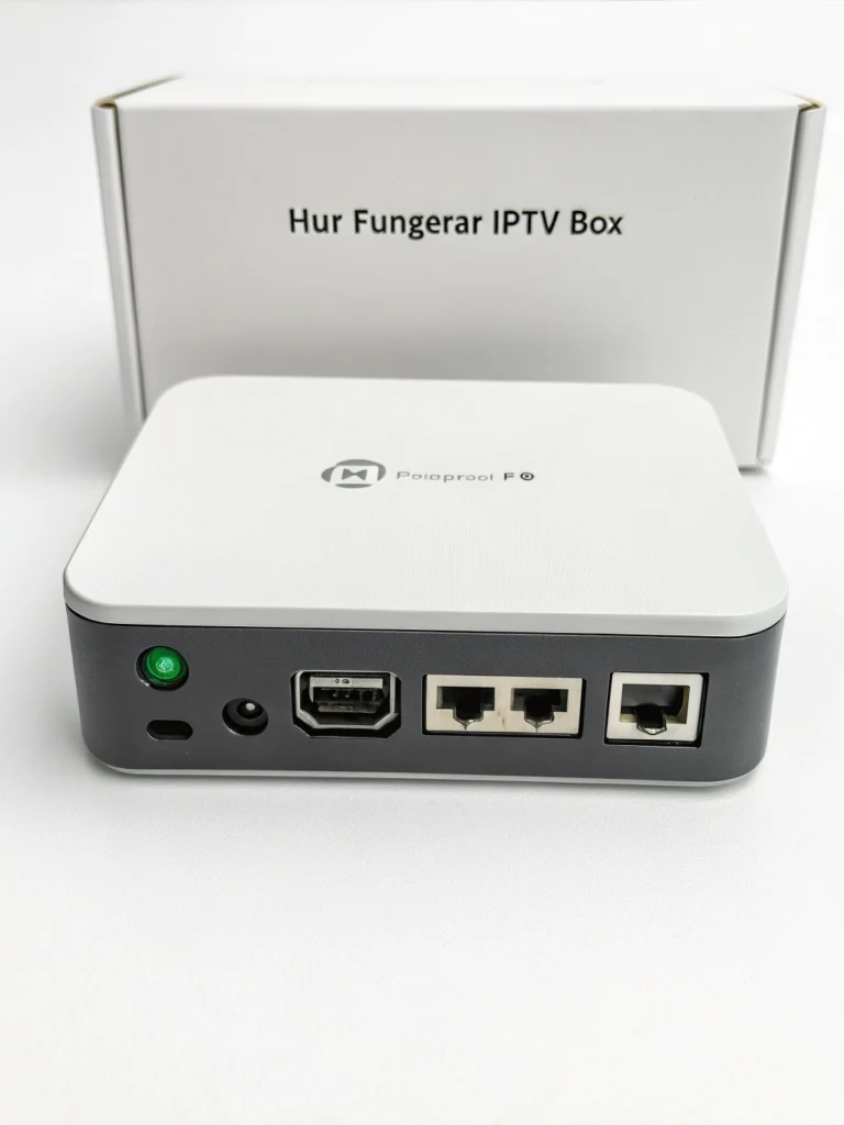 hur fungerar iptv box