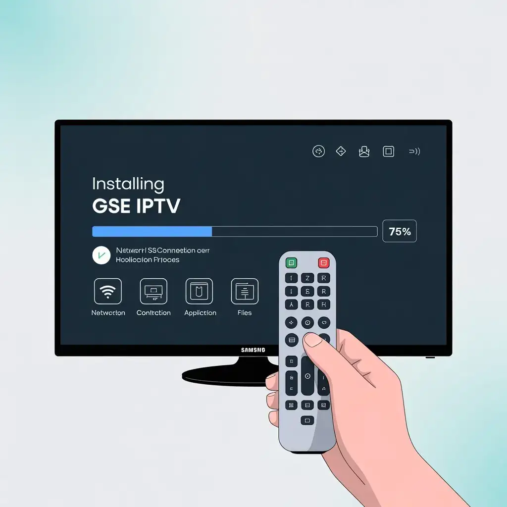 how to install gse iptv on samsung smart tv
