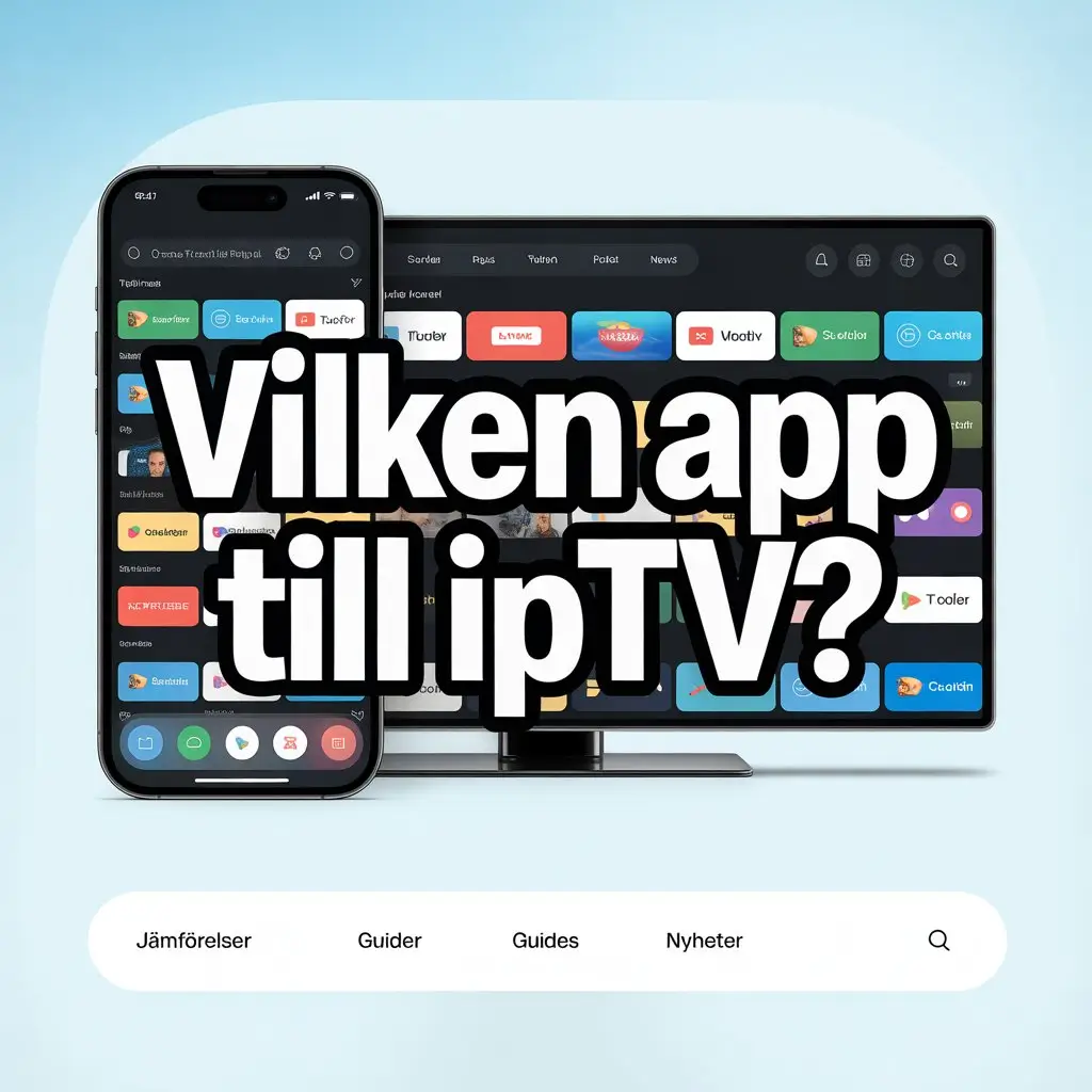 vilken app till iptv