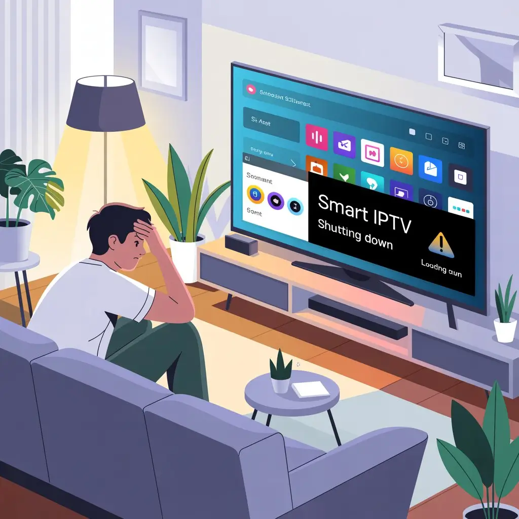 why does my samsung smart iptv shutting down