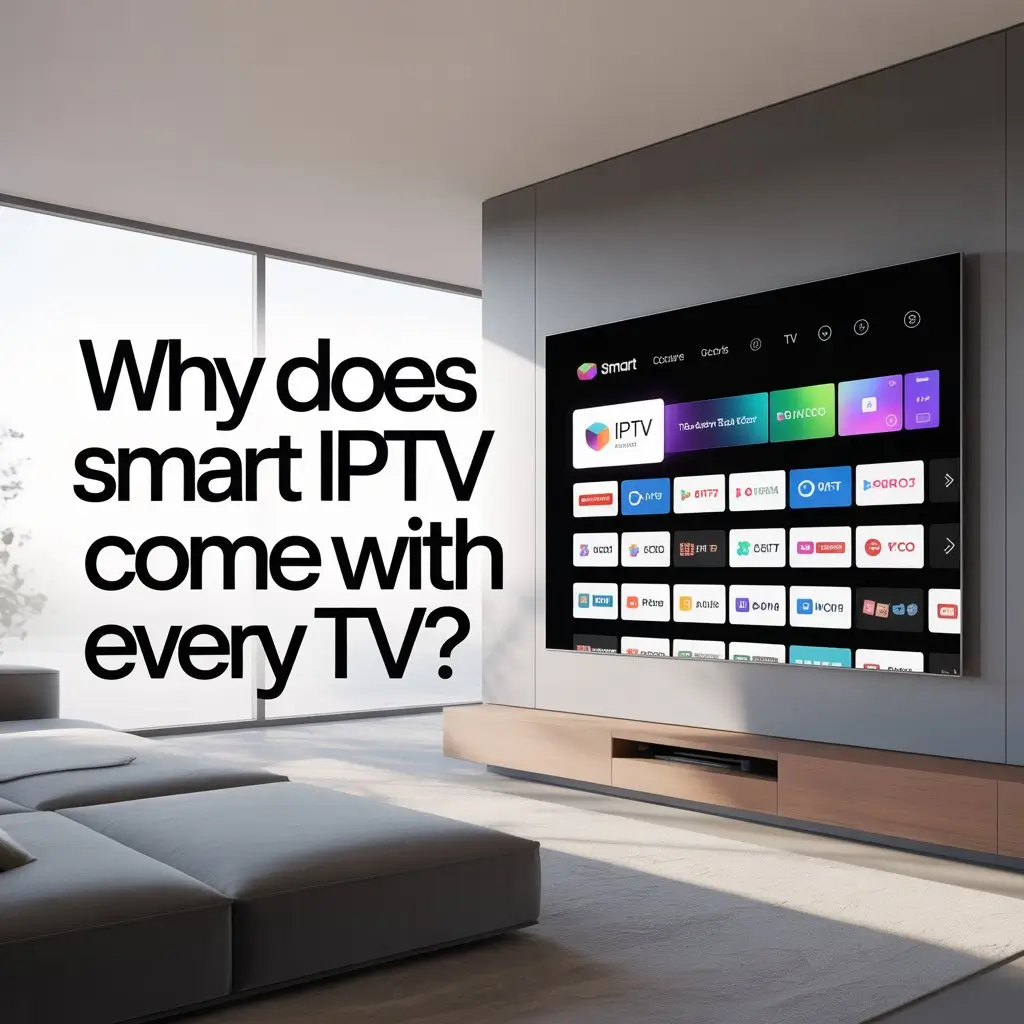 why does smart iptv come with every tv
