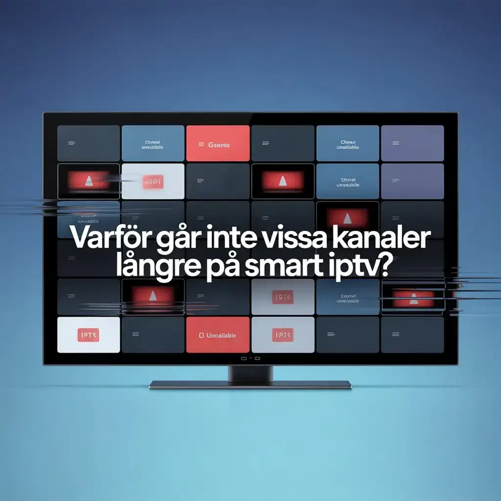 varför går inte vissa kanaler längre på smart iptv
